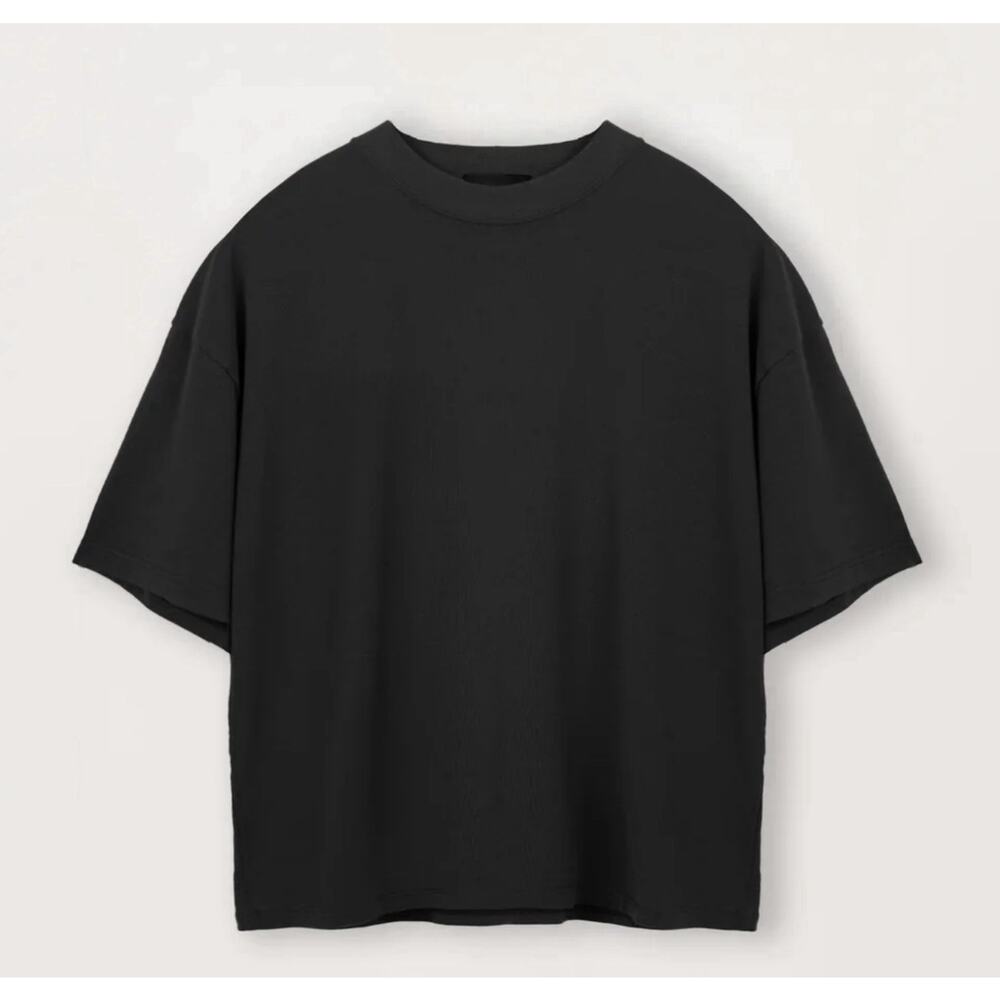 Destructive Cropped T-Shirt - Black L - Picture 8 of 8